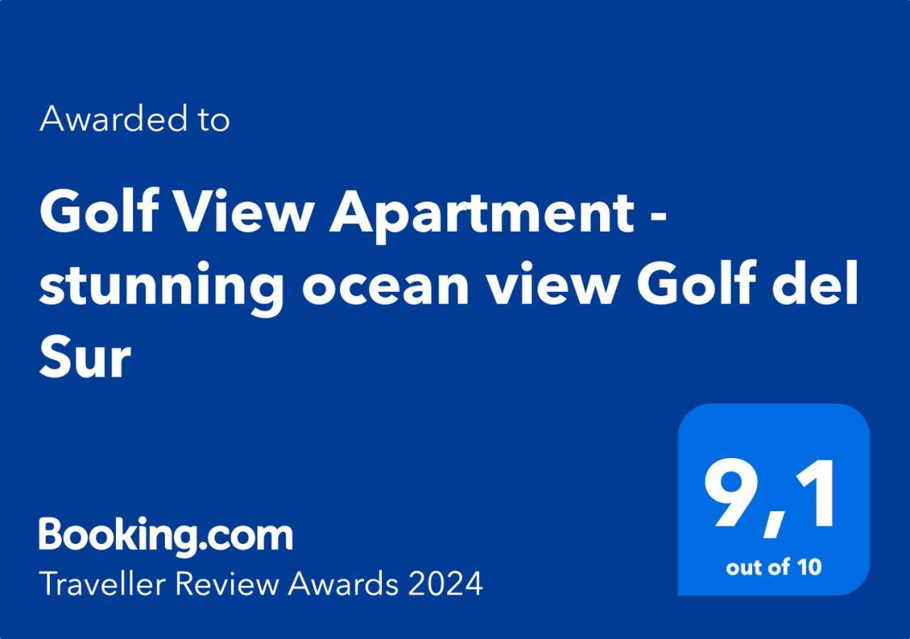 Golf View Apartment - Stunning Ocean View Golf Del Sur San Miguel de Abona Dış mekan fotoğraf